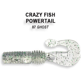 Силиконовая приманка Crazy Fish Powertail 2,8 / 4-7-7-3 / Ж.Рыба (5 шт.)