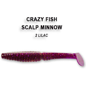 Силиконовая приманка Crazy Fish Scalp Minnow 3,2 / 7-8-2-4 / Креветка (5 шт.)
