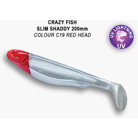 Силиконовая приманка Crazy Fish Slim Shaddy 8 / 58-200-C19-1 / Анис (1 шт.)