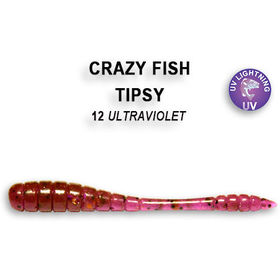 Силиконовая приманка Crazy Fish Tipsy 2 / 9-50-12-3 / Ж.Рыба (8 шт.)