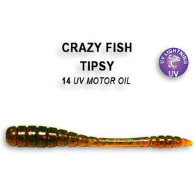 Силиконовая приманка Crazy Fish Tipsy 2 / 9-50-14-4 / Креветка (8 шт.)