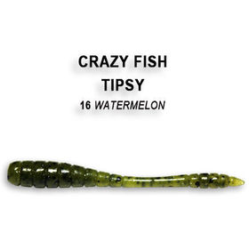 Силиконовая приманка Crazy Fish Tipsy 2 / 9-50-16-6 / Кальмар (8 шт.)