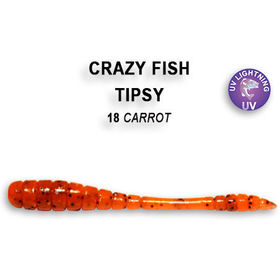Силиконовая приманка Crazy Fish Tipsy 2 / 9-50-18-6 / Кальмар (8 шт.)