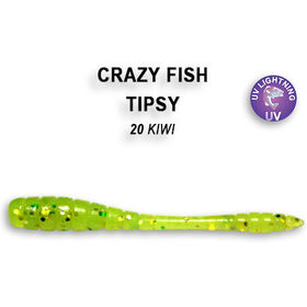 Силиконовая приманка Crazy Fish Tipsy 2 / 9-50-20-6 / Кальмар (8 шт.)