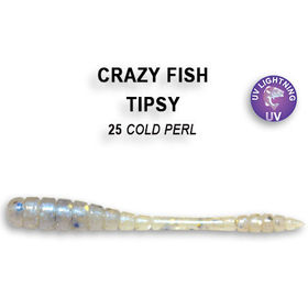 Силиконовая приманка Crazy Fish Tipsy 2 / 9-50-25-6 / Кальмар (8 шт.)
