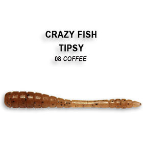 Силиконовая приманка Crazy Fish Tipsy 2 / 9-50-8-5 / Ж.Чеснок (8 шт.)