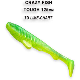 Силиконовая приманка Crazy Fish Tough 5 / 28-125-7d-6 / Кальмар (5 шт.)