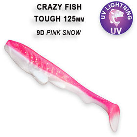 Силиконовая приманка Crazy Fish Tough 5 / 28-125-9d-6 / Кальмар (5 шт.)