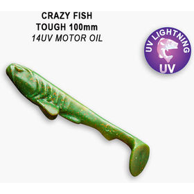Силиконовая приманка Crazy Fish Tough 4 / 48-100-14-6 / Кальмар (6 шт.)