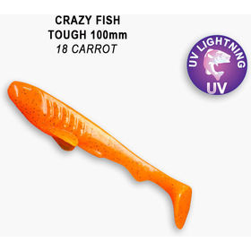 Силиконовая приманка Crazy Fish Tough 4 / 48-100-18-6 / Кальмар (6 шт.)
