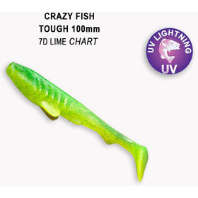 Силиконовая приманка Crazy Fish Tough 4 / 48-100-7d-6 / Кальмар (6 шт.)