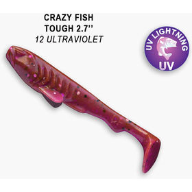 Силиконовая приманка Crazy Fish Tough 2,8 / 59-70-12-6 / Кальмар (5 шт.)