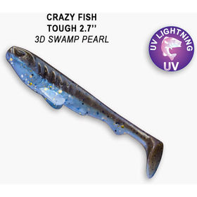 Силиконовая приманка Crazy Fish Tough 2,8 / 59-70-3d-6 / Кальмар (5 шт.)
