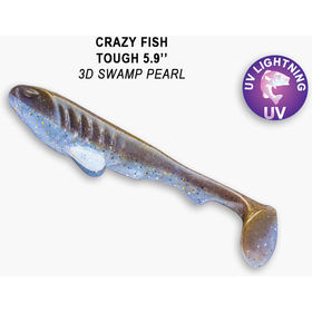 Силиконовая приманка Crazy Fish Tough 5,9 / 60-150-3d-1 / Анис (2 шт.)