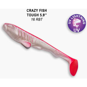 Силиконовая приманка Crazy Fish Tough 5,9 / 60-150-66rbt-1 / Анис (2 шт.)