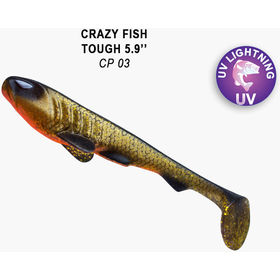 Силиконовая приманка Crazy Fish Tough 5,9 / 60-150-cp03-1 / Анис (2 шт.)