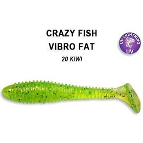 Силиконовая приманка Crazy Fish Vibro Fat 2,7 / 1-71-20-6 / Кальмар (5 шт.)