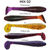 Силиконовая приманка Crazy Fish Vibro Fat 2,7 / 1-71-M02-6 / Кальмар (5 шт.)