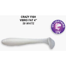 Силиконовая приманка Crazy Fish Vibro Fat 4 / 14-100-59-6 / Кальмар (4 шт.)