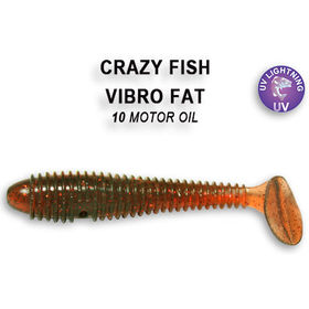 Силиконовая приманка Crazy Fish Vibro Fat 2,7 / 1-71-10-2 / Рыба (5 шт.)