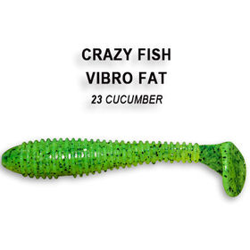 Силиконовая приманка Crazy Fish Vibro Fat 2,7 / 1-71-23-6 / Кальмар (5 шт.)