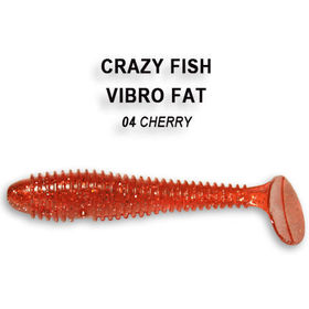 Силиконовая приманка Crazy Fish Vibro Fat 2,7 / 1-71-4-4 / Креветка (5 шт.)