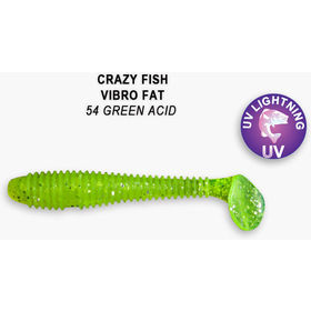 Силиконовая приманка Crazy Fish Vibro Fat 2,7 / 1-71-54-6 / Кальмар (5 шт.)