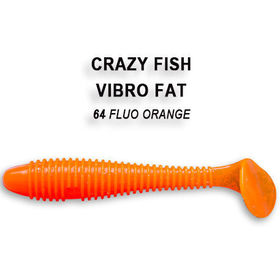 Силиконовая приманка Crazy Fish Vibro Fat 2,7 / 1-71-64-4 / Креветка (5 шт.)