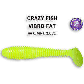 Силиконовая приманка Crazy Fish Vibro Fat 2,7 / 1-71-6-6 / Кальмар (5 шт.)