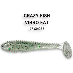 Силиконовая приманка Crazy Fish Vibro Fat 2,7 / 1-71-7-1 / Анис (5 шт.)