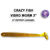 Силиконовая приманка Crazy Fish Vibro Worm 3 / 11-75-17-6 / Кальмар (5 шт.)