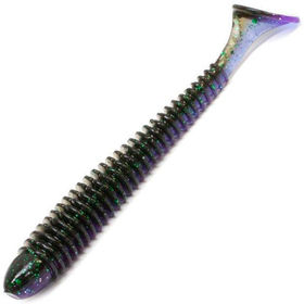 Силиконовая приманка Crazy Fish Vibro Worm 4 / 75-100-50d-6 / Кальмар (5 шт.)