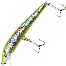 Воблер Daiso Minnow 90F (6г) 2 Yellow Silver