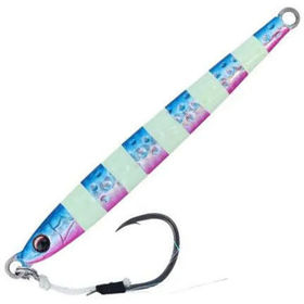 Блесна Daiwa SS Dartin Jig (105г) Blue Pink Zebra