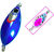 Блесна Daiwa Salmon Rocket 40 (40 г) Mirror Blue