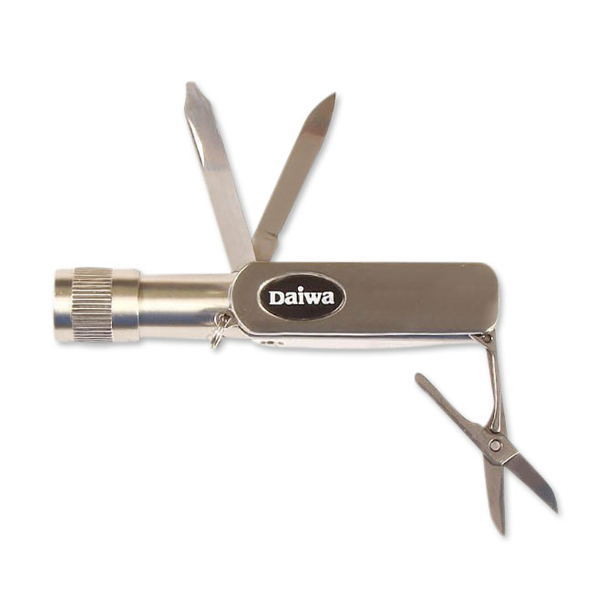 Ножницы складные с фонарем Daiwa Led With Light Outdoor Tool