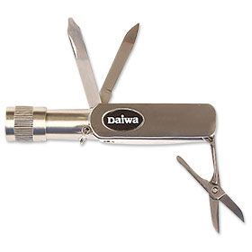 Ножницы складные с фонарем Daiwa Led With Light Outdoor Tool