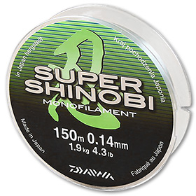 Леска Daiwa Super Shinobi 150m 0,14mm (светло-зеленая)
