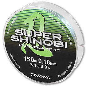 Леска Daiwa Super Shinobi 150m 0,18mm (светло-зеленая)