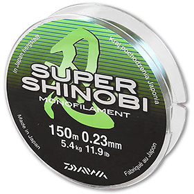 Леска Daiwa Super Shinobi 150m 0,23mm (светло-зеленая)