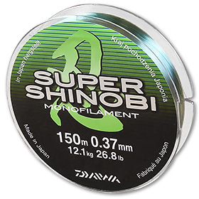 Леска Daiwa Super Shinobi 150m 0,37mm (светло-зеленая)