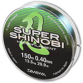 Леска Daiwa Super Shinobi 150m 0,40mm (светло-зеленая)
