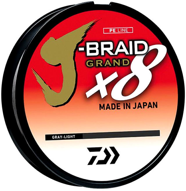 Леска плетеная Daiwa J-Braid Grand X8 150м 0.6мм (Gray-Light)