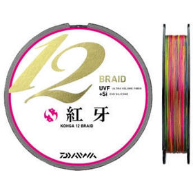 Леска плетеная Daiwa Khoga 12 Braid #0.8 200м 0.148мм (многоцветная)