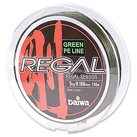 Леска плетеная Daiwa Regal Sensor (зеленая)