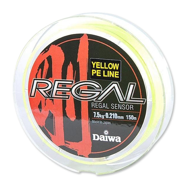 Леска плетеная Daiwa Regal Sensor (желтая)