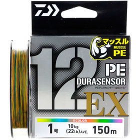 Леска Daiwa UVF PE Durasensor 12EX+Si3 100м 0.6 0.128мм (5Color)