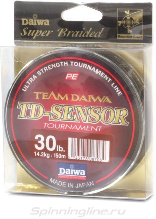 Леска плетеная Daiwa TD Sensor Tournament 150м 0.14мм (Черная)
