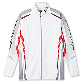 Рубашка рыболовная Daiwa Polo Long Sleeve Wicksensor DE-7504 White
