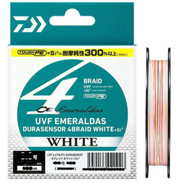 Шнур Daiwa UVF Emeraldas Durasensor X4 White +Si2 #0.6 150м 0.128мм